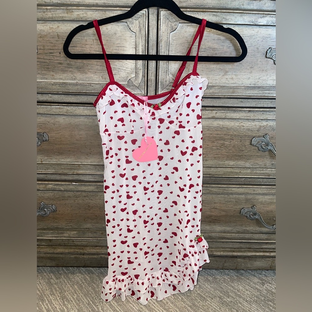 Dolls Kill Hear Mesh Ruffle Nightie NWT Medium